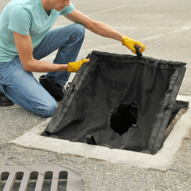 Ultra Adjustable Frame Drain Guard - Fosse Liquitrol